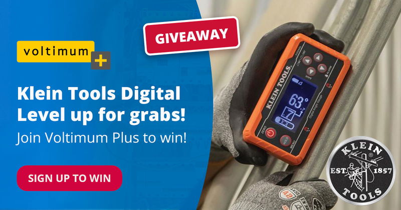 Win a Klein Tools Digital Level with Programmable Angles