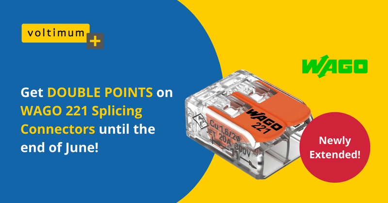 DOUBLE POINTS on WAGO 221 Splicing Connectors!