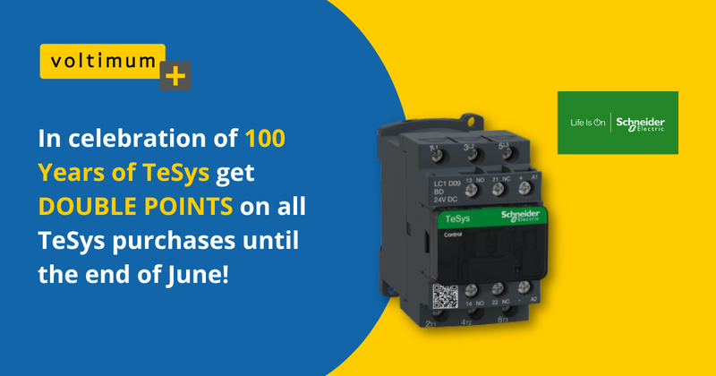 Double Points to celebrate 100 years of TeSys!