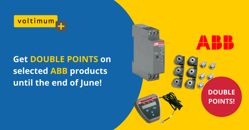 Double Points on Selected ABB Products!
