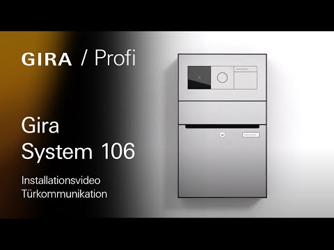 Das Gira System 106 - Installation