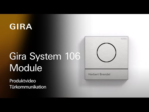 Das Gira System 106 - Module