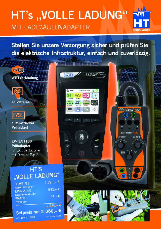 HT’s „VOLLE LADUNG“ MIT LADESÄULENADAPTER