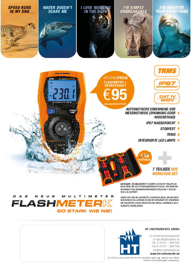 DAS NEUE MULTIMETER FLASHMETER K