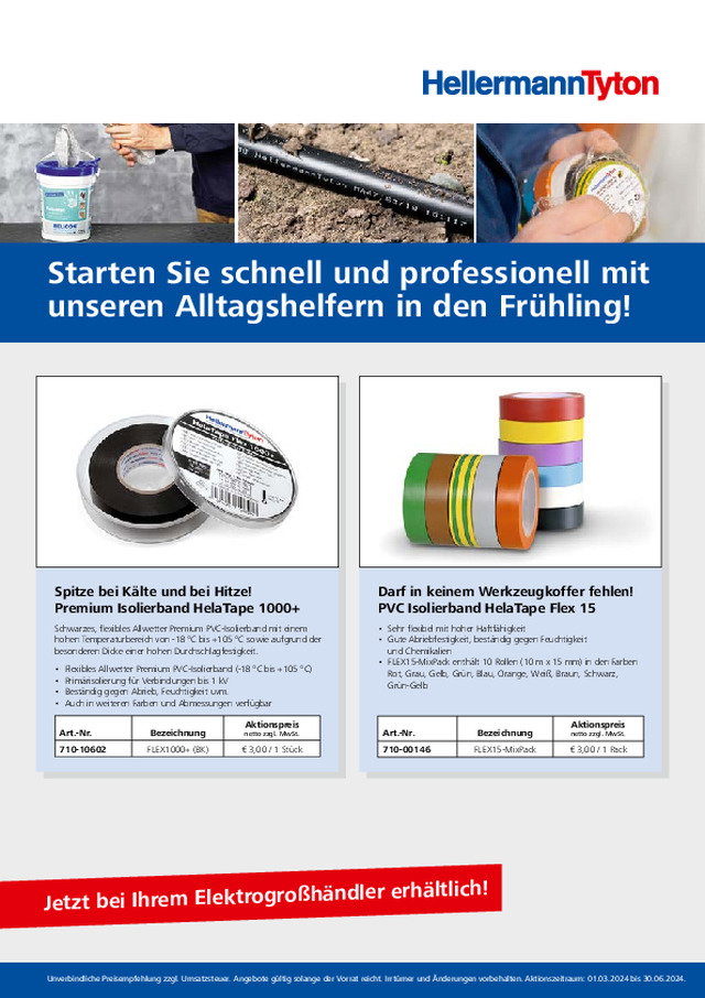 Starten Sie schnell und professionell mit unseren Alltagshelfern in den Frühling!