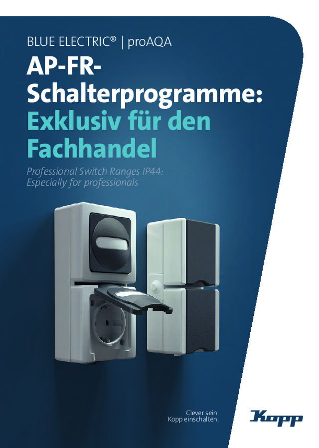 AP-FRSchalterprogramme: Exklusiv für den Fachhandel