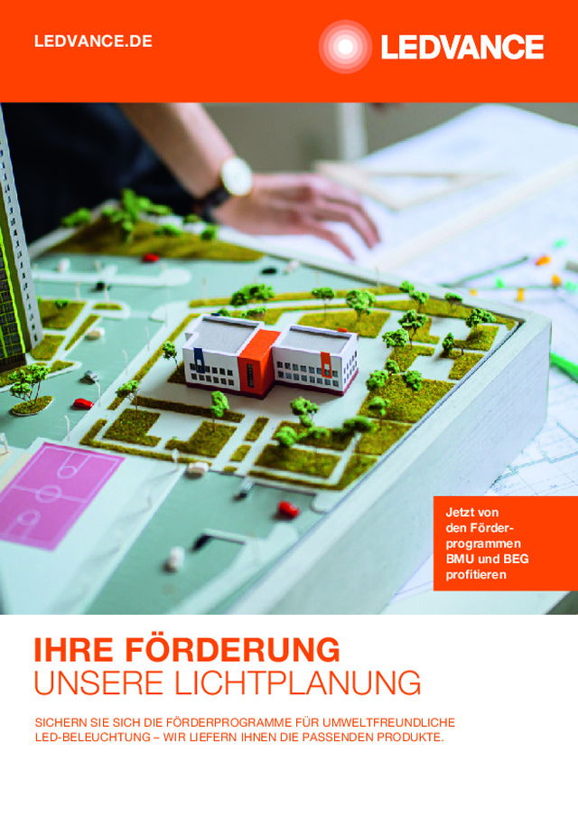Ihre Förderung - Unsere Lichtplanung