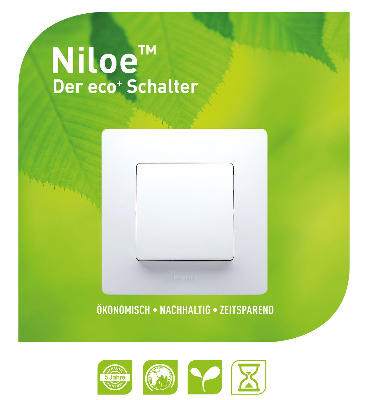 Legrand Niloe - Der neue eco+ Schalter