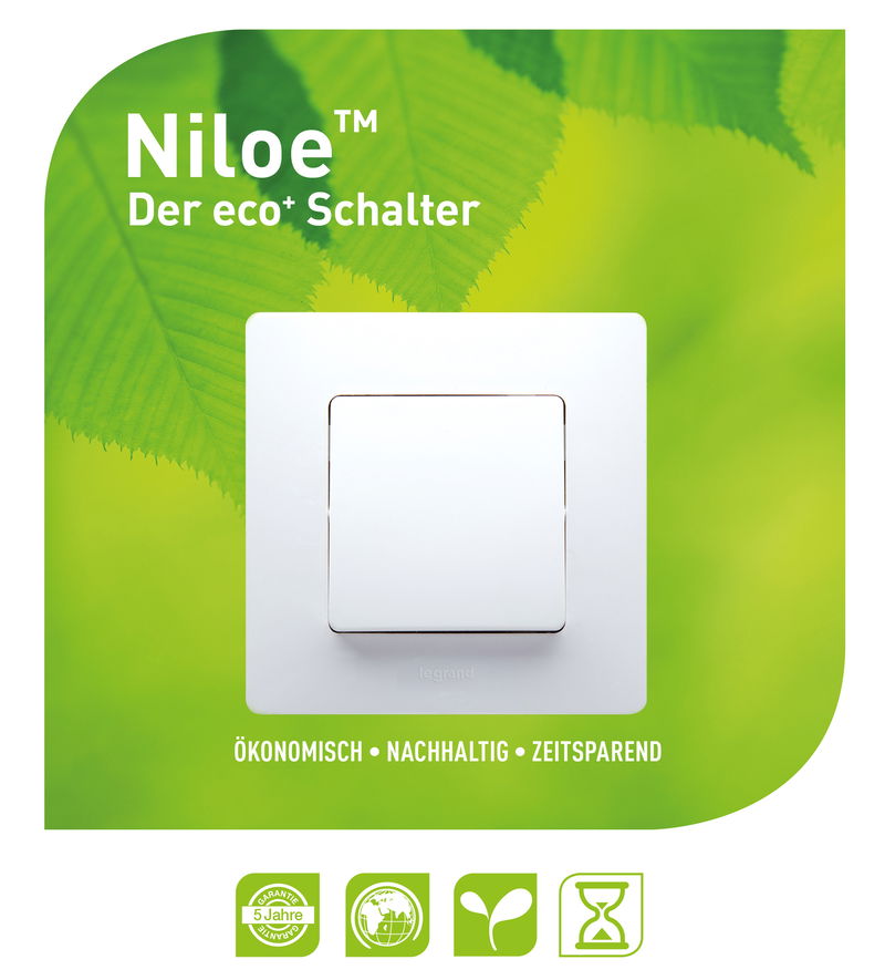 Legrand Niloe  - Der neue eco+ Schalter