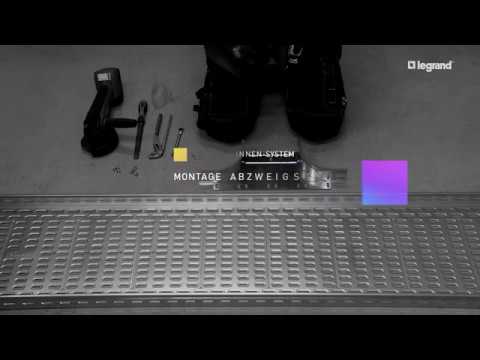 Kabelrinne P31 - Montage Abzweigstück