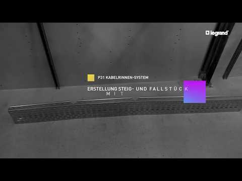 Kabelrinne P31 - Erstellung Steig- und Fallstück mit EDU Verbinder