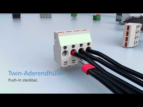 3D Animation |Federkraftklemmen mit Push-In-Technologie