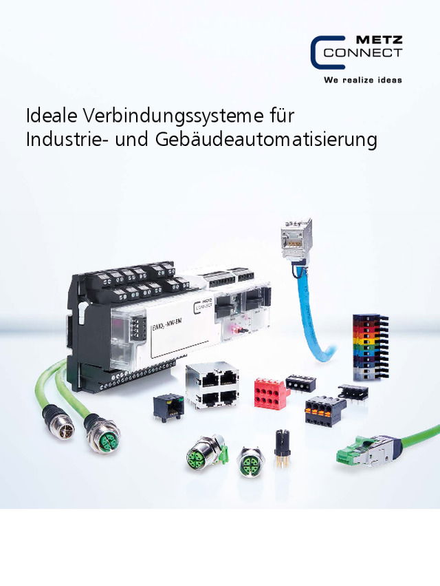 Ideale Verbindungssysteme für Industrie- und Gebäudeautomatisierung