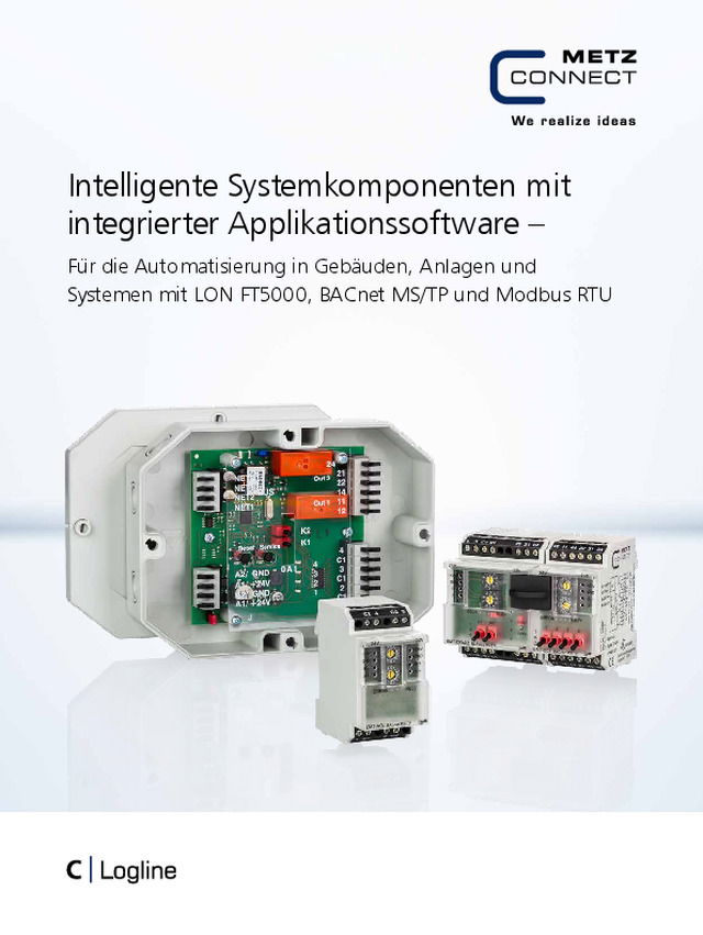 Intelligente Systemkomponenten mit integrierter Applikationssoftware