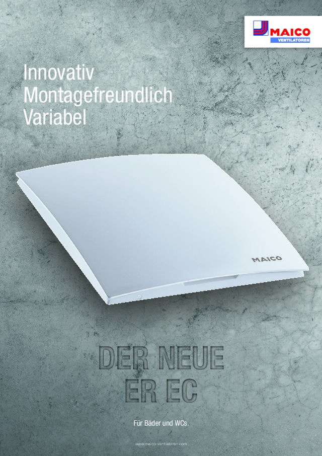 DER NEUE ER EC - Für Bäder und WCs