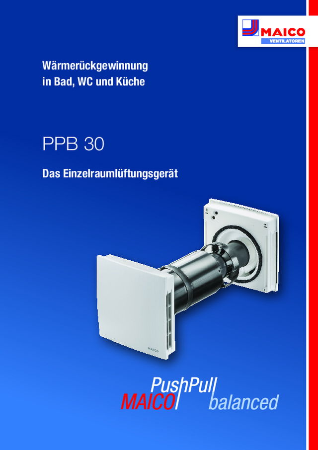 PPB 30 - Das Einzelraumlüftungsgerät