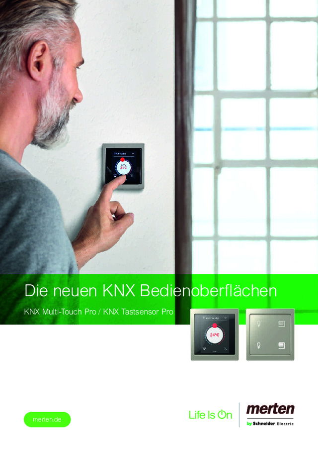 Die neuen KNX Bedienoberflächen