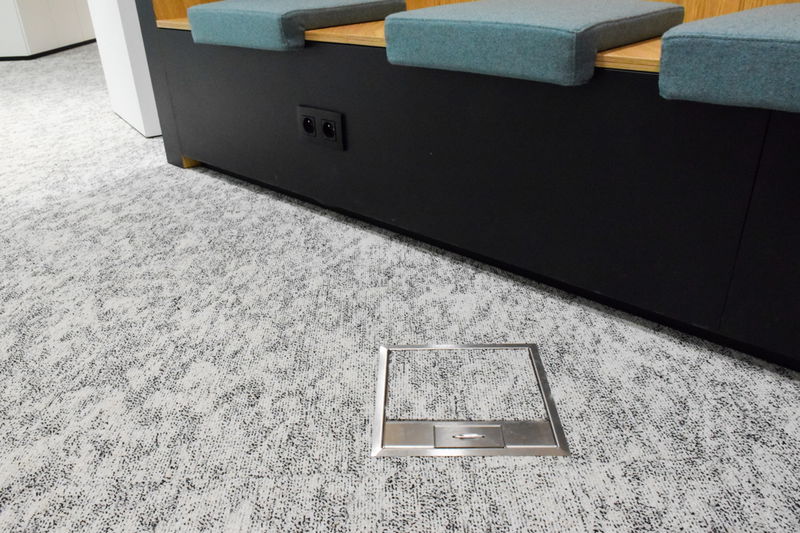 OBO-Unterflurlösungen überzeugen mit elegantem Design in neuem Hauptsitz der BNP Paribas Fortis Bank in Brüssel