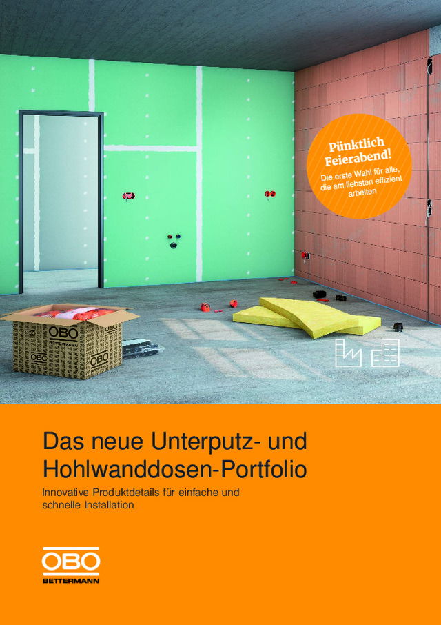 Das neue Unterputz- und Hohlwanddosen-Portfolio