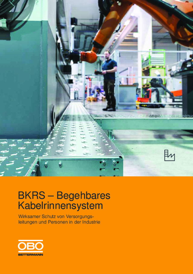 BKRS – Begehbares Kabelrinnensystem