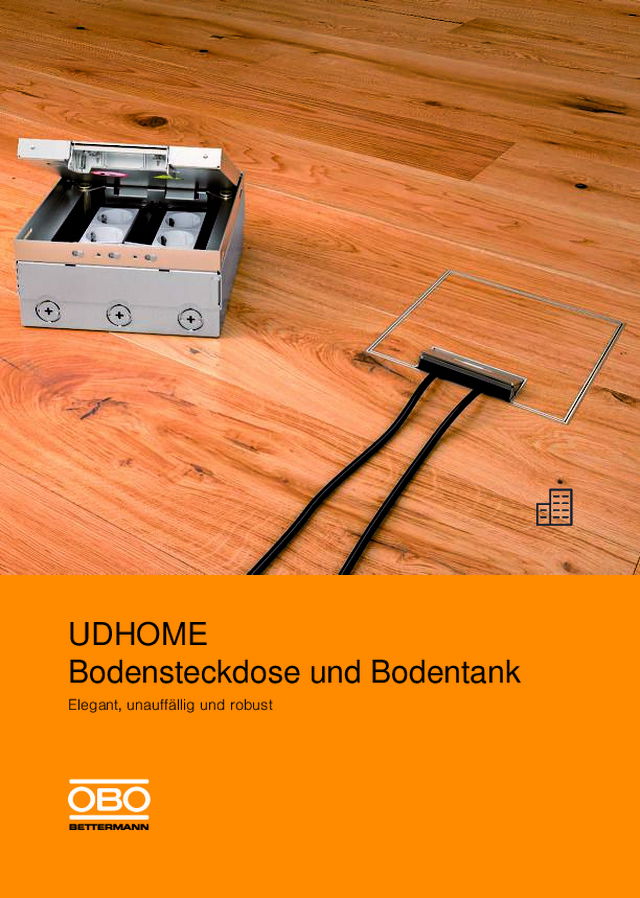 UDHOME Bodensteckdose und Bodentank