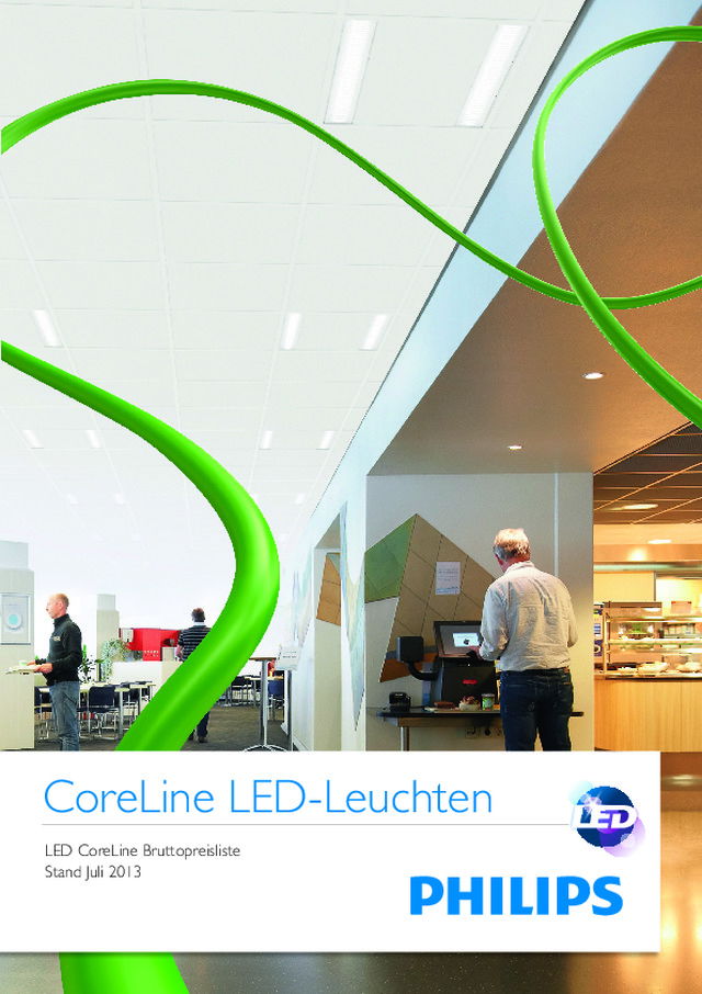 CoreLine Preisliste