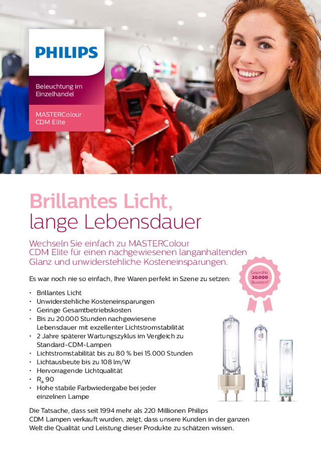 CDM Elite Datenblatt