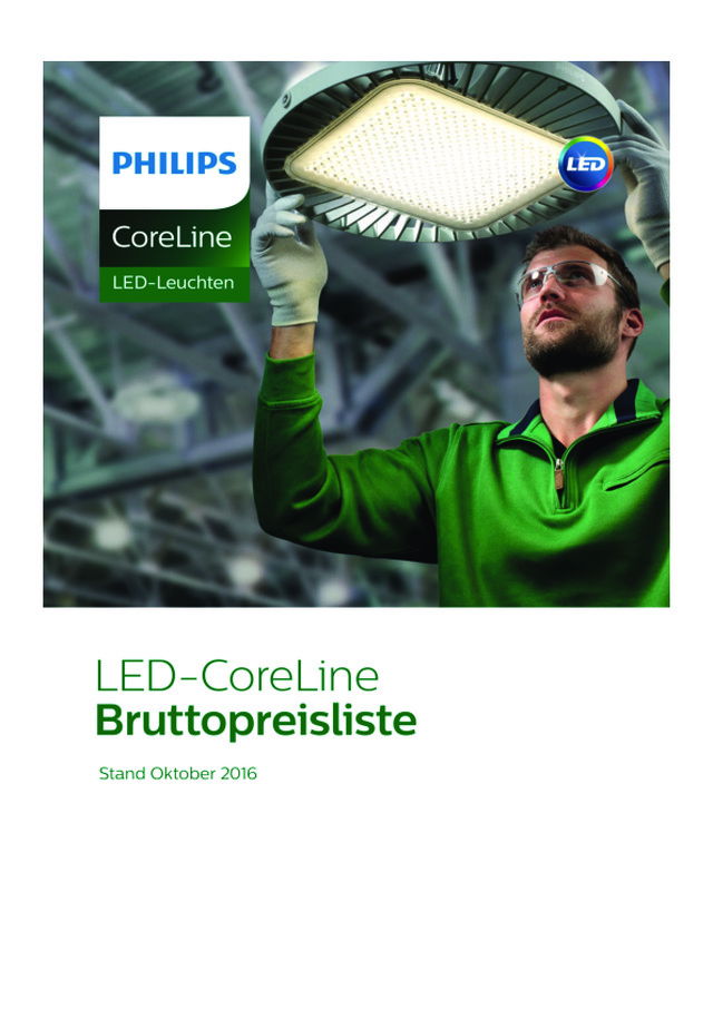 LED-CoreLine Bruttopreisliste
