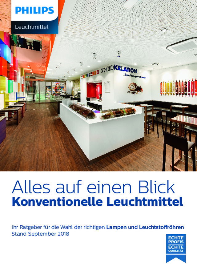 Mein Überblick Konventionelle Leuchtmittel