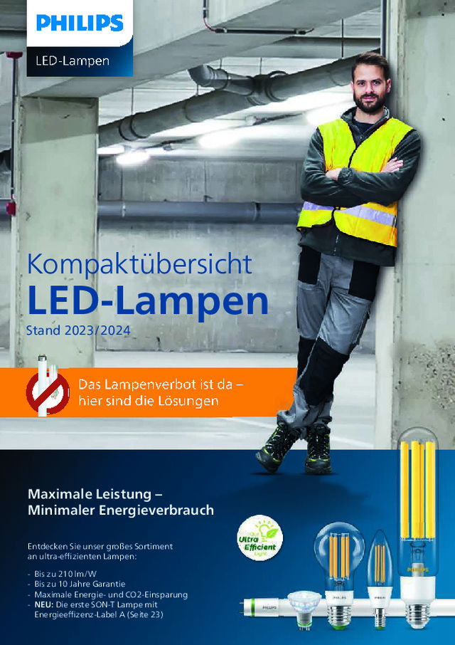 Kompaktübersicht LED-Lampen