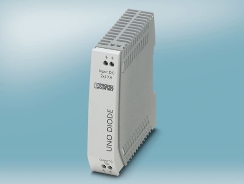 Schmale Diode zum Entkoppeln von Stromversorgungen