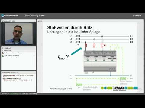Online-Schulung zum Thema: Blitzstromableiter Typ 1 richtig absichern