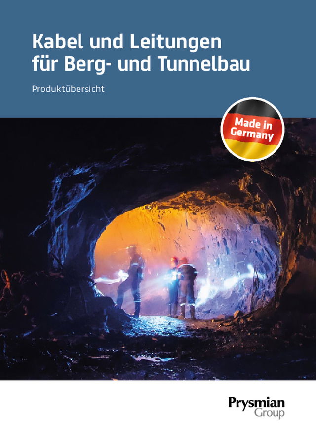 Kabel und Leitungen für Berg- und Tunnelbau