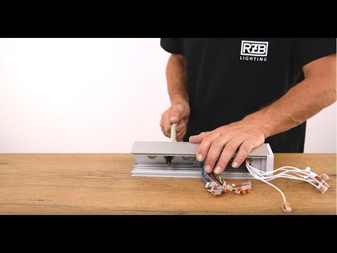 RZB LINEDO Montagevideo - Anfangseinspeisung mit Kabeleinführung