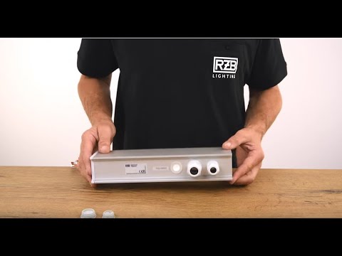 RZB LINEDO Montagevideo - Anfangseinspeisung mit Kabelverschraubung oben