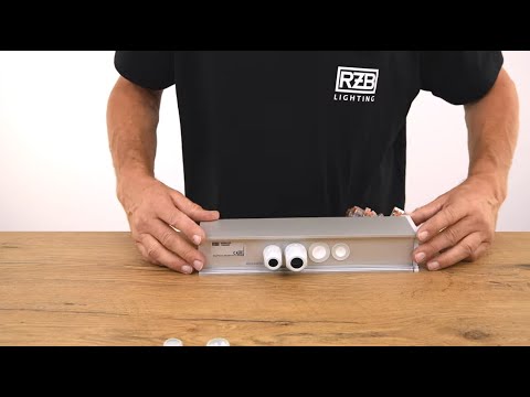 RZB LINEDO Montagevideo - Mitteleinspeisung mit Kabelverschraubung