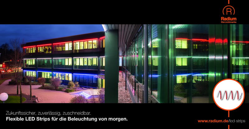 LED Strip-Systeme für moderne Beleuchtungsaufgaben.