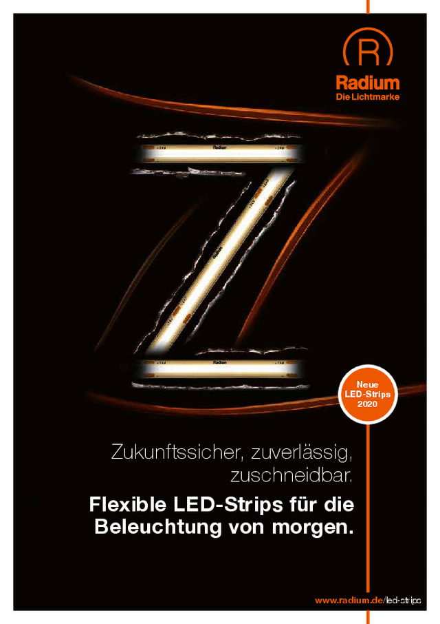 Flexible LED-Strips für die Beleuchtung von morgen.
