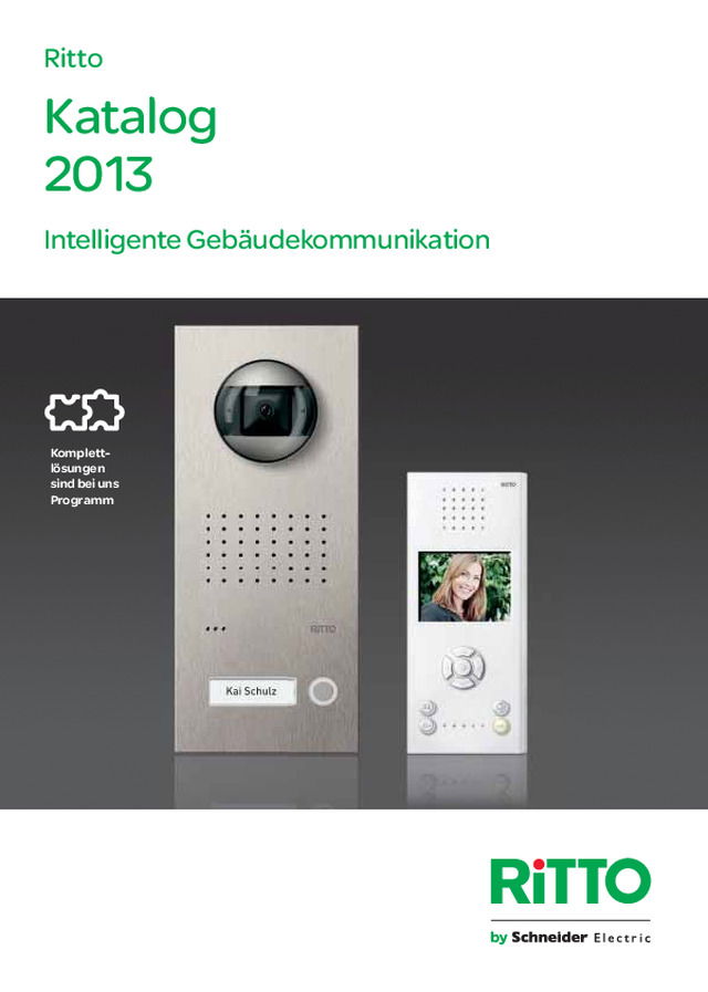 Ritto - Katalog Elektrohandwerk 2013