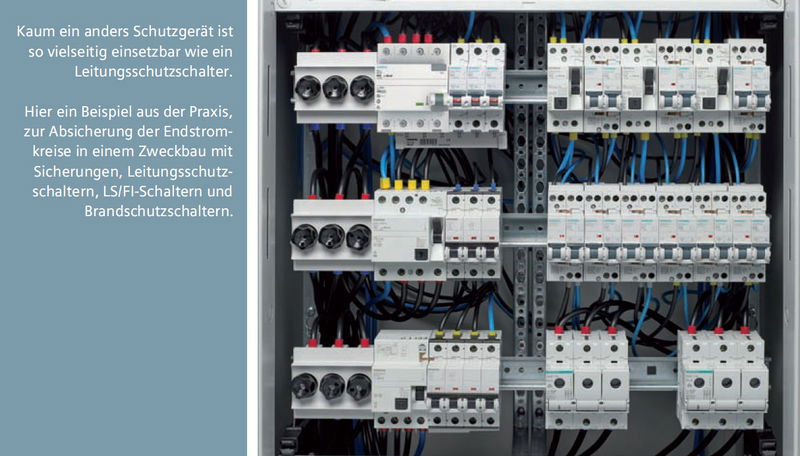Siemens Brandschutz: Kurzschluss- und Überlastschutz