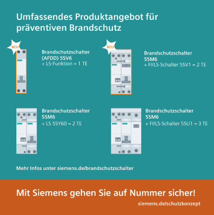 Weltweit schmalster Brandschutzschalter (AFDD) mit integriertem Leitungsschutz