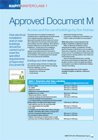 Approved Document M - Access and the use of buildings - Masterclass from NAPIT