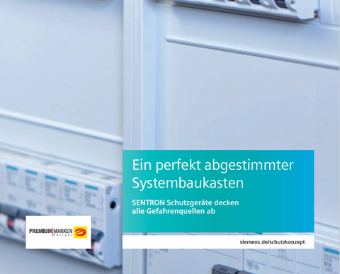 Ein perfekt abgestimmter Systembaukasten; SENTRON Schutzgeräte von Siemens  decken alle Gefahrenquellen ab