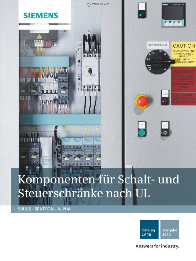 Komponenten für Schalt- und Steuerschränke nach UL