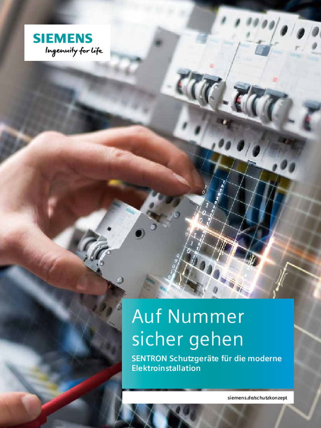 Broschüre SENTRON Schutzgeräte