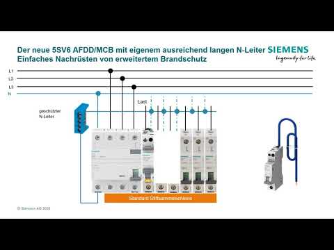 Der neue 5SV6 AFDD/MCB von Siemens