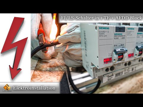 Siemens FI/LS Schalter in 1 TE -5SV1 & 5SM6 AFDD Brandschutzschalter