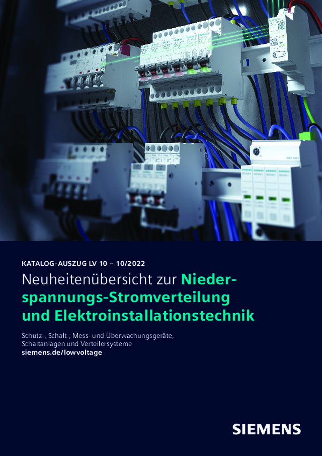 Neuheitenübersicht zur Niederspannungs-Stromverteilung und Elektroinstallationstechnik
