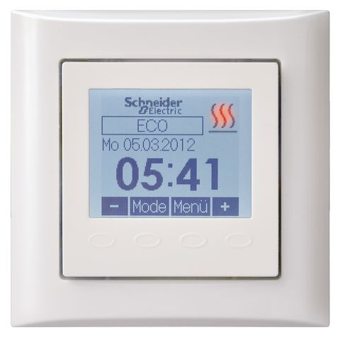 Neuer Universal-Raumtemperaturregler von Schneider Electric mit Display