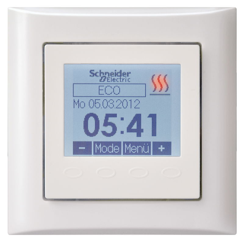 Neuer Universal-Raumtemperaturregler von Schneider Electric mit Display